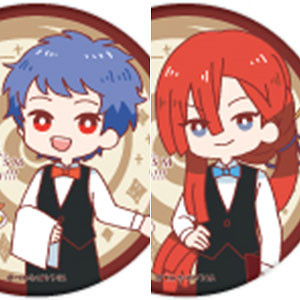 缶バッジ「KING OF PRISM ALL STARS -プリズムショー☆ベストテン-」20/喫茶 レトロアートイラスト 7個入りBOX