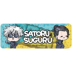 「呪術廻戦」-懐玉・玉折-[mochochoシリーズ] 第2弾 レザーバッジ (ロング) Mocho-YG (五条＆夏油)