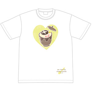 魔王城でおやすみ 怪鳥茶碗蒸しTシャツ M