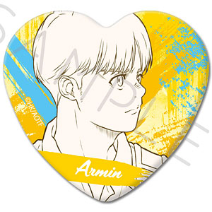 進撃の巨人 The Final Season 第9弾 ハート型缶バッジ WC (アルミン)
