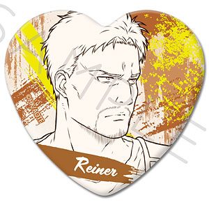 進撃の巨人 The Final Season 第9弾 ハート型缶バッジ WE (ライナー)