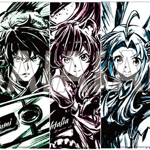 盾の勇者の成り上がり Season 3 水墨画アート クリアファイルセット 尚文・ラフタリア・フィーロ