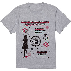 蓮ノ空女学院スクールアイドルクラブ 夕霧綴理 Ani-Sketch Tシャツ メンズ L