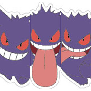 ポケットモンスター モバイルステッカー ゲンガー