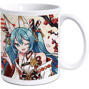 初音ミク 百鬼夜行 マグカップ 妖狐 梅