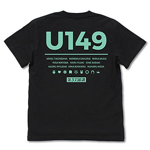 TVアニメ「アイドルマスター シンデレラガールズ U149」 第3芸能課 Tシャツ/BLACK-XL