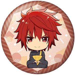 てんぷる ぺたん娘缶バッジ 赤神明光