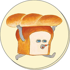 パンどろぼう チェアパッド パンどろぼう/まずい