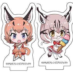 アクリルぷちスタンド「けものフレンズ」09/カフェver. フォトきゃらイラスト 6個入りBOX