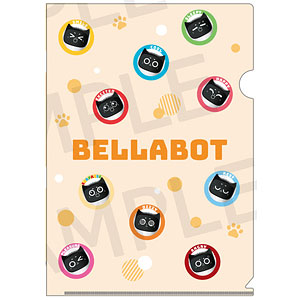 ネコ型配膳ロボット BellaBot A4クリアファイル A