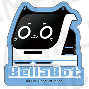 ネコ型配膳ロボット BellaBot ステッカー A-5