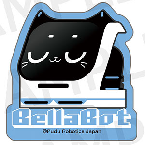 ネコ型配膳ロボット BellaBot ステッカー A-8
