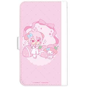 魔入りました！入間くん×サンリオキャラクターズ アスモデウス・アリス × マイメロディ 手帳型スマホケース(L)