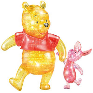 クリスタルギャラリー くまのプーさん＆ピグレット カラー