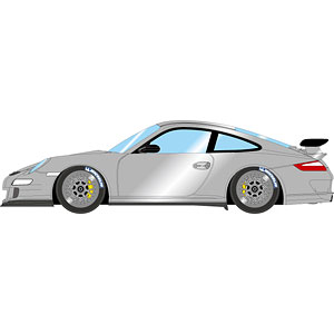 1/43 ポルシェ 911(997) GT3 RS (BBS Cup ホイール) スピードイエロー