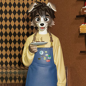 喫茶 和洋菓子 うたうねこ 純喫茶ワンくん 完成品フィギュア[巧工夢成