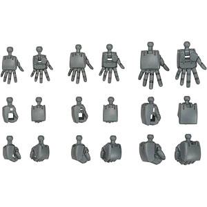 オプションパーツセット ガンプラ 04 (ビルドハンズ 丸型) プラモデル