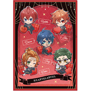 ツイステッドワンダーランド シングルクリアファイル ハーツラビュル クッション