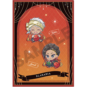 ツイステッドワンダーランド シングルクリアファイル スカラビア クッション