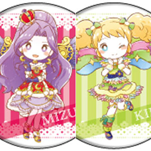 天羽まどか　アイカツ　バースデー缶バッジ 5点 アイカツ 天羽まどか 缶バッジ アニon キャラクターグッズ
