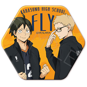 ハイキュー！！』第7弾 六角形缶バッジYN (及川＆岩泉)[シンク