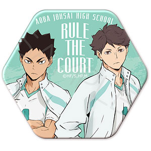 ハイキュー！！』第7弾 六角形缶バッジYH (岩泉一)[シンク