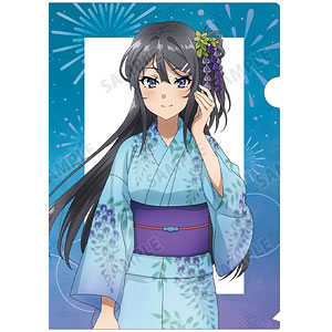 青春ブタ野郎はおでかけシスターの夢を見ない 描き下ろし 桜島麻衣 浴衣ver. クリアファイル