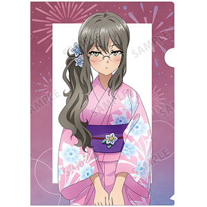 青春ブタ野郎はおでかけシスターの夢を見ない 描き下ろし 双葉理央 浴衣ver. クリアファイル