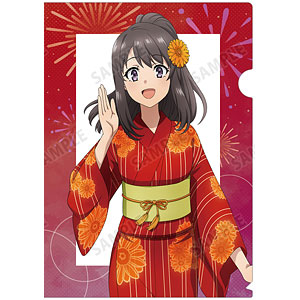 青春ブタ野郎はおでかけシスターの夢を見ない 描き下ろし 広川卯月 浴衣ver. クリアファイル