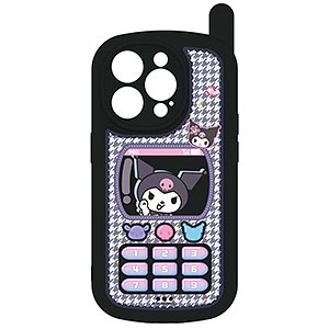 サンリオキャラクターズ iPhone 15 Pro 対応レトロガラケー風ケース クロミ
