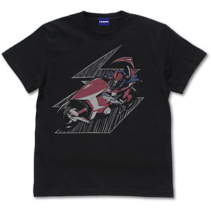 遊☆戯☆王5D’s 遊星と遊星号Tシャツ/BLACK-XL