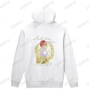 五等分の花嫁∽ 中野一花 grunge CANVAS バックプリントジップパーカー レディース L