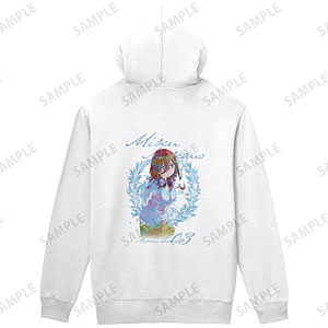 五等分の花嫁∽ 中野三玖 grunge CANVAS バックプリントジップパーカー 