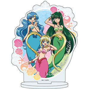 雑貨　七海るちあ＆宝生波音＆洞院リナ アクリルジオラマセット 「キャラ福くじ マーメイドメロディー ぴちぴちピッチ」 ラスト福賞 駿河屋 -<中古>七海るちあ＆宝生波音＆洞院リナ 描き下ろしBIG
