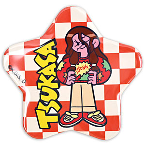 Dr.STONE 水沢石鹸コラボ 星型缶バッジ(獅子王司)