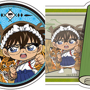 名探偵コナン 昔ばなし風コレクション トラベルステッカー4枚セット 江戸川コナン