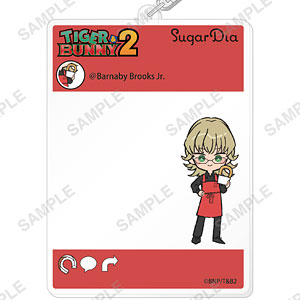 TIGER ＆ BUNNY 2・SugarDiaコラボ SNS風アクリルキーホルダー(バーナビー・ブルックス Jr.)