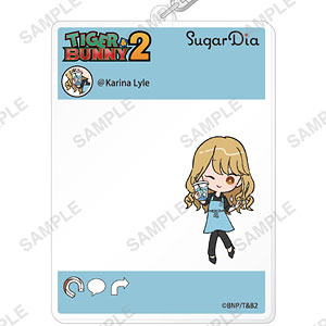 TIGER ＆ BUNNY 2・SugarDiaコラボ SNS風アクリルキーホルダー(カリーナ・ライル)