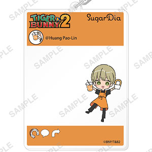 TIGER ＆ BUNNY 2・SugarDiaコラボ SNS風アクリルキーホルダー(ホァン・パオリン)