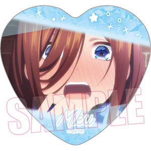 メモリーズハート缶バッジ 五等分の花嫁∽ 中野三玖A