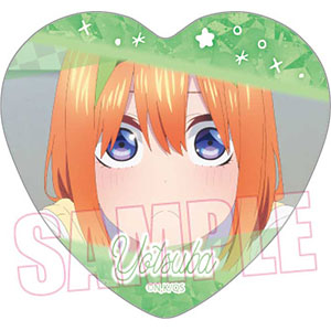 メモリーズハート缶バッジ 五等分の花嫁∽ 中野四葉A