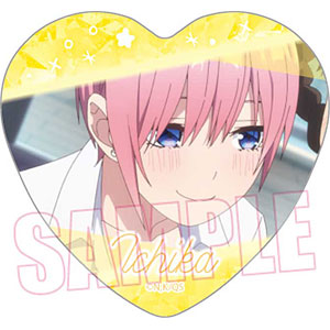 メモリーズハート缶バッジ 五等分の花嫁∽ 中野一花B