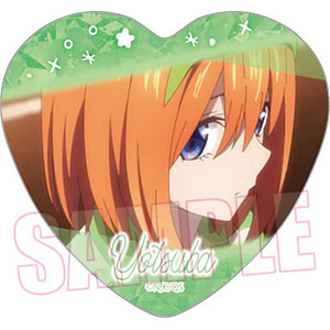 メモリーズハート缶バッジ 五等分の花嫁∽ 中野四葉B