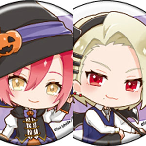 缶バッジ「JACKJEANNE」11/ハロウィンver. ミニキャライラスト 7個入りBOX