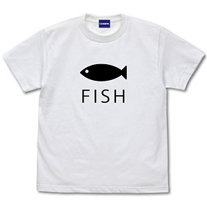 ひらやすみ FISH Tシャツ/WHITE-S