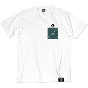 TVアニメ『進撃の巨人』The Final Season 完結編ポケットTシャツ リヴァイ ホワイト XXL
