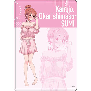 キャラクリアケース「TVアニメ『彼女、お借りします』」17/墨 へそチラver.(描き下ろしイラスト)