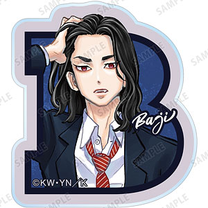 東京卍リベンジャーズ～場地圭介からの手紙～ 場地圭介 イニシャルアクリルステッカー
