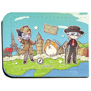 レザーフセンブック「吸血鬼すぐ死ぬ2」12/世界旅行ver. ドラルク＆ジョン＆ロナルド(グラフアートイラスト)