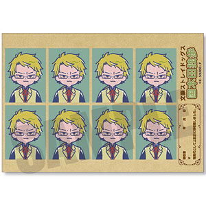 文豪ストレイドッグス×れとぽぷ 証明写真風ステッカー C 国木田独歩